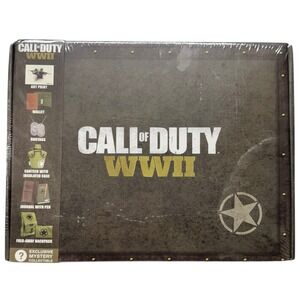Call‎ of Duty WWII Collectors Box Journal Dog Tags Coin Activision Culturefly